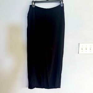 Reformation Elegant Black midi Women's Skirt size 8